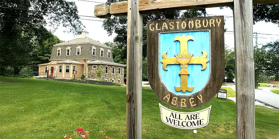 Glastonbury Abbey Sign