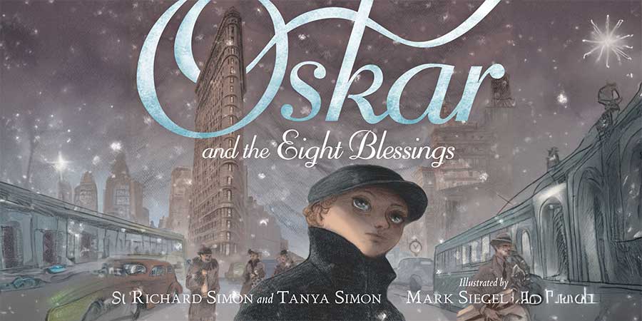 Book cover, Oscar and the Eight Blessings