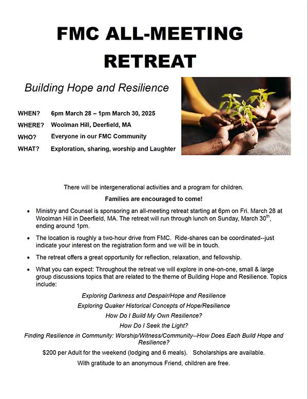 All Meeting Retreat Flyer image