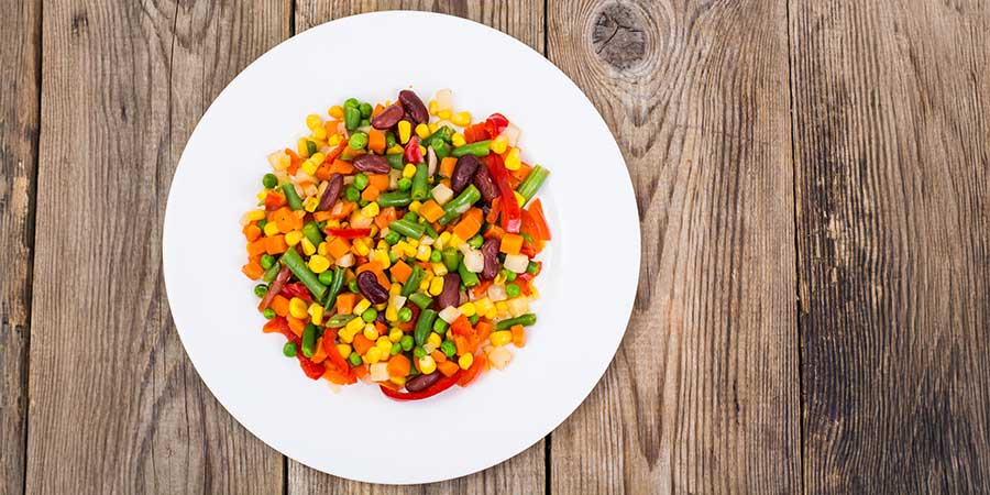 succotash plate